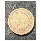 1862 US INDIAN HEAD CENT