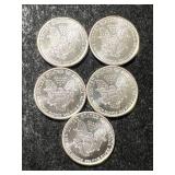 HALF TROY OZ TOTAL .999 FINE SILVER FRACTIONAL PIECES
