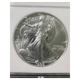 1988 AMERICAN SILVER EAGLE NGC MS69