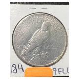 1934 US PEACE SILVER DOLLAR