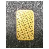 1 GRAM .999 FINE GOLD TD BAR