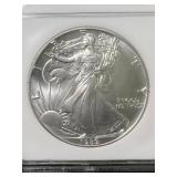 1989 AMERICAN SILVER EAGLE NGC MS69