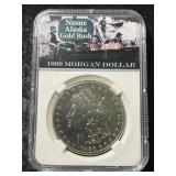 1899-O US MORGAN SILVER DOLLAR SLABBED