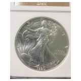 1990 AMERICAN SILVER EAGLE NGC MS69