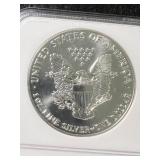 1990 AMERICAN SILVER EAGLE NGC MS69