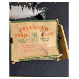 Vintage Fishing Tackle Mixed Lot With Wicker Creels