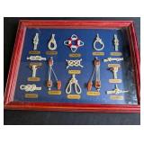 Framed Nautical Knot Sampler