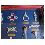 Framed Nautical Knot Sampler