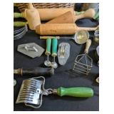 Vintage Kitchen Utensil Mixed Lot