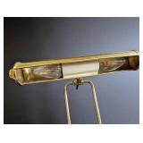 Vintage Brass Banker Style Desk Lamp
