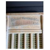 Vintage Washboard Lot of 2 National Washboard Co. & Two in One Jr.