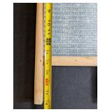 Vintage Washboard Lot of 2 National Washboard Co. & Two in One Jr.