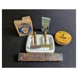 Vintage Shaving Collectibles Mixed Lot Williams Gillette MacGregor & Westor Bros