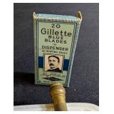 Vintage Shaving Collectibles Mixed Lot Williams Gillette MacGregor & Westor Bros