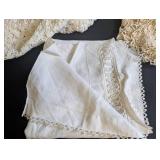 Vintage Lace Table Linens Mixed Lot