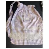 Vintage Embroidered Gingham Aprons (Lot of 3)