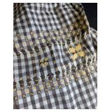 Vintage Embroidered Gingham Aprons (Lot of 3)