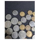 Mixed World Coin Lot Spanish Pesetas & International Coins