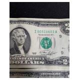 US Two Dollar Bills 1976 & 1963A (Lot of 3)