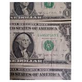 Mixed Federal Reserve Note Lot (Lot of 8)