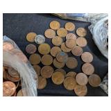 Assorted Wheat Penny And Lincoln Pennys