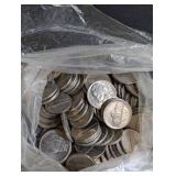 Mixed U.S. Coin Lot Kennedy Half Dollars Quarters Nickels & Cents