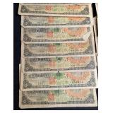 Vintage Japanese-Era Taiwan Banknotes Mixed Lot