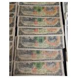 Vintage Japanese-Era Taiwan Banknotes Mixed Lot
