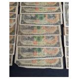 Vintage Japanese-Era Taiwan Banknotes Mixed Lot