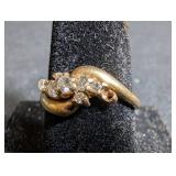 14K Diamond Ring Missing 1 Diamond