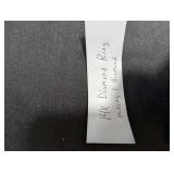 14K Diamond Ring Missing 1 Diamond
