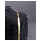 14K Gold Flexible Herringbone Necklace 20in Wonder Gold