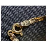 14K Gold Chain Necklace Pair (Lot of 2)