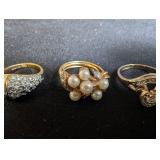 Gold Filled & Gold Plated Ring Assortment (Lot of 7)