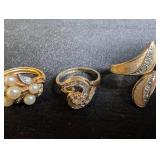 Gold Filled & Gold Plated Ring Assortment (Lot of 7)