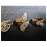 Gold Filled & Gold Plated Ring Assortment (Lot of 7)