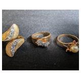 Gold Filled & Gold Plated Ring Assortment (Lot of 7)