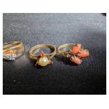 Gold Filled & Gold Plated Ring Assortment (Lot of 7)