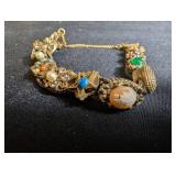 Vintage Goldette Charm Bracelet