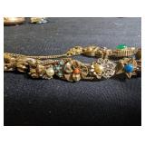 Vintage Goldette Charm Bracelet