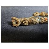 Vintage Goldette Charm Bracelet