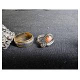 Vintage Sterling Ring Lot of 4
