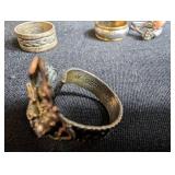 Vintage Sterling Ring Lot of 4