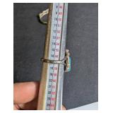 Vintage Bell Trading Co Silver And Turquoise Cuff & Ring Set