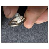 Vintage Bell Trading Co Silver And Turquoise Cuff & Ring Set