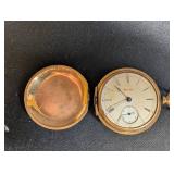 Antique Dueber 14 Karat Gold Filled Pocket Watch