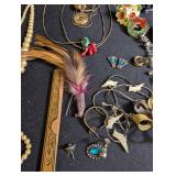 Vintage Estate Costume & Sterling Jewelry Mixed Lot