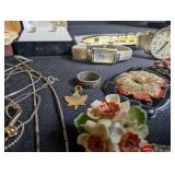 Vintage Estate Costume & Sterling Jewelry Mixed Lot
