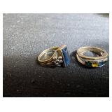 10K Gold Gemstone Rings (Lot of 2)