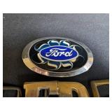 Ford Oval Belt Buckle With Brass Buckle Set